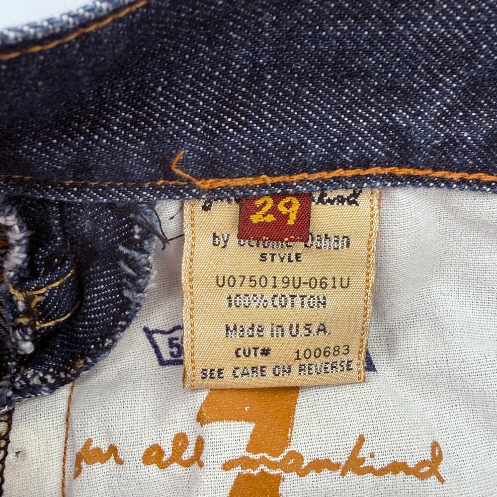 7 For All Mankind Bootcut Jeans Womens Sz 29 Dark Wash Denim - Picture 7 of 7